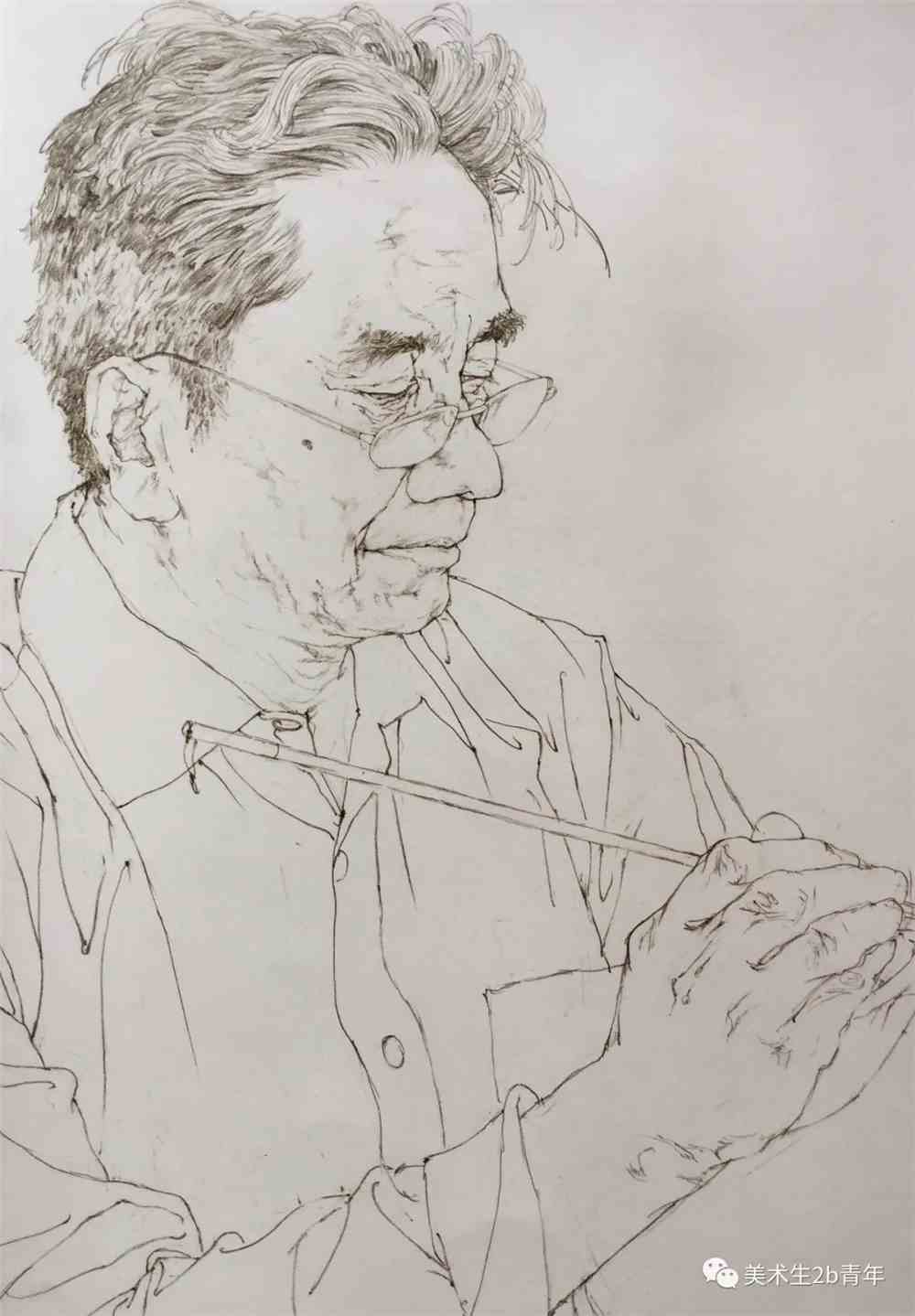 什么才是画面中的细节何家英徐默先生的作品告诉你答案