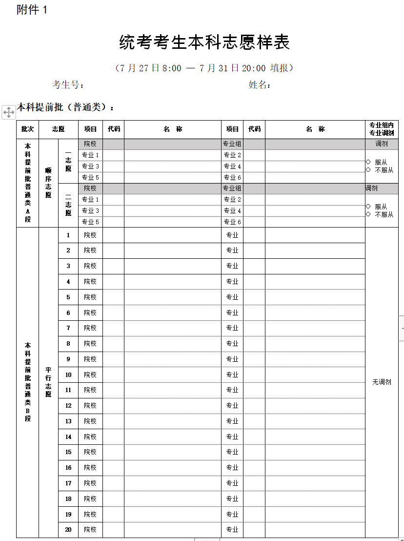 2020北京高考志愿填报考生须知正式发布!