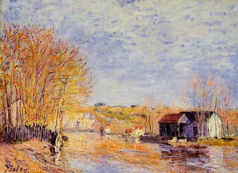 风景画圣手,印象派"七星"中璀璨的明珠,英国画家alfred sisley