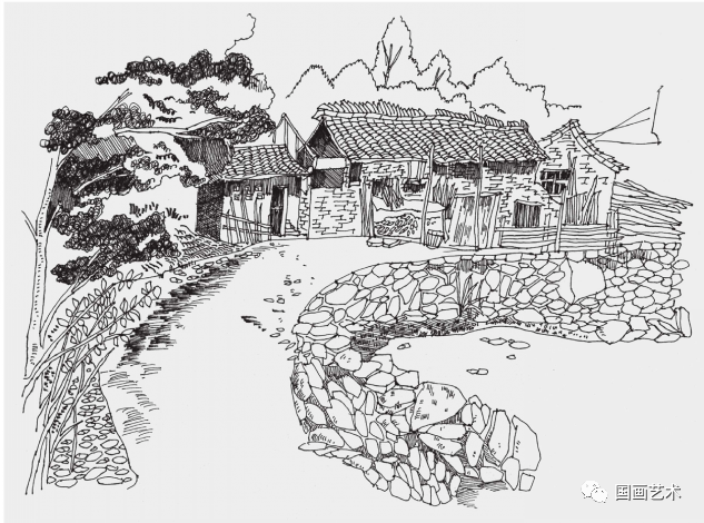 风景速写如何画?四个实例供你参考!