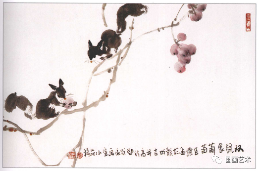 图文教程:猫,松鼠写意画法