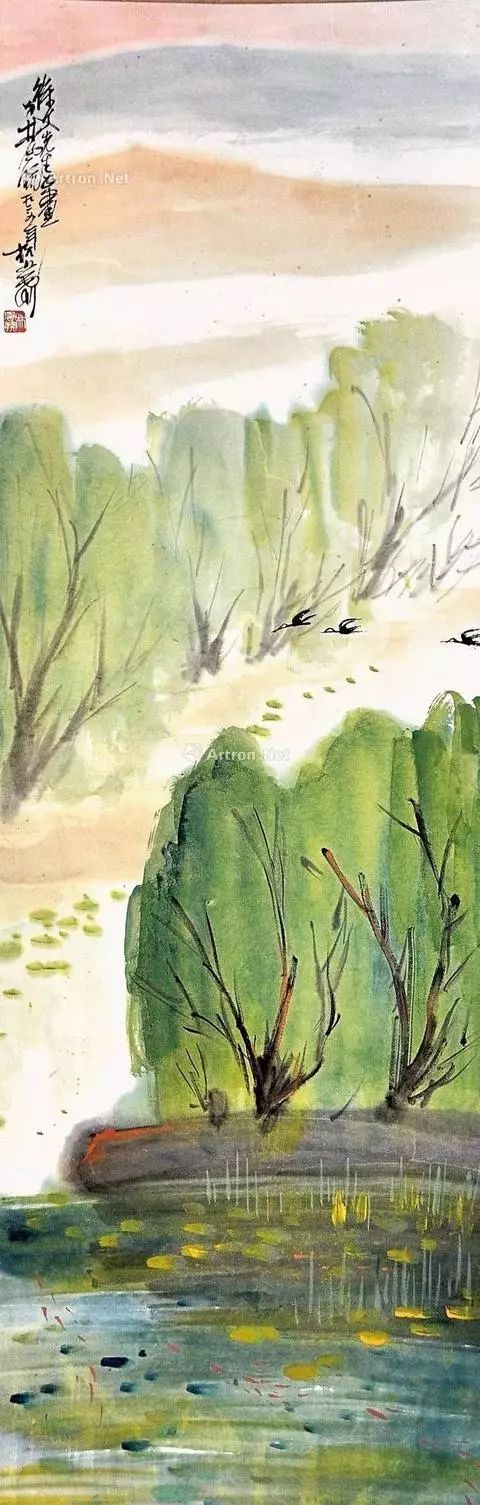 林风眠的柳美到心底了