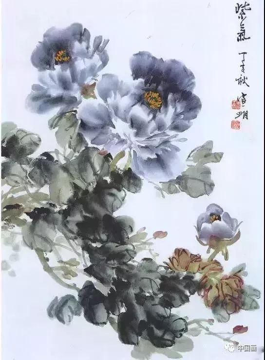国画教程‖写意牡丹用水十法