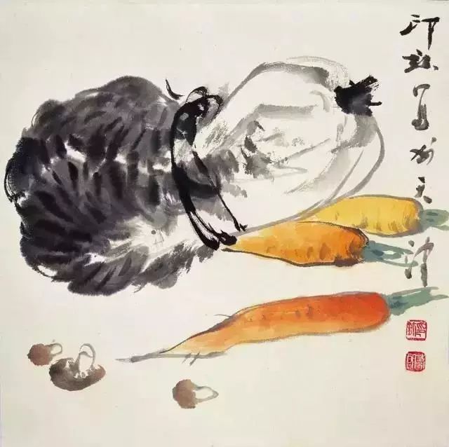 萧朗写意禽鸟蔬果图90幅