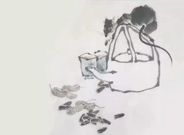 「国画教程」写意《闻香识味》