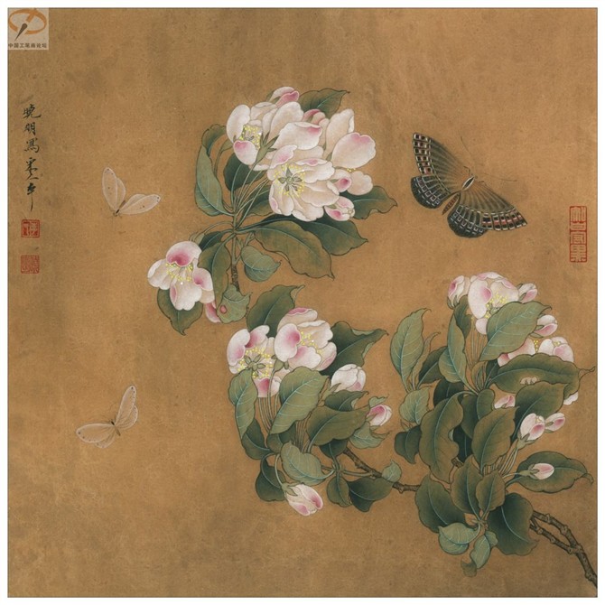 国画宋代院体工笔画临摹步骤画法