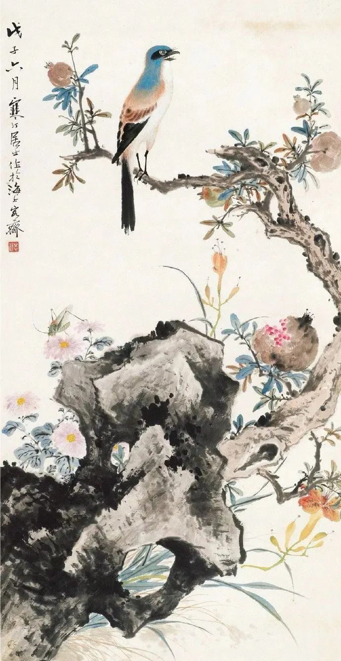 江寒汀石榴