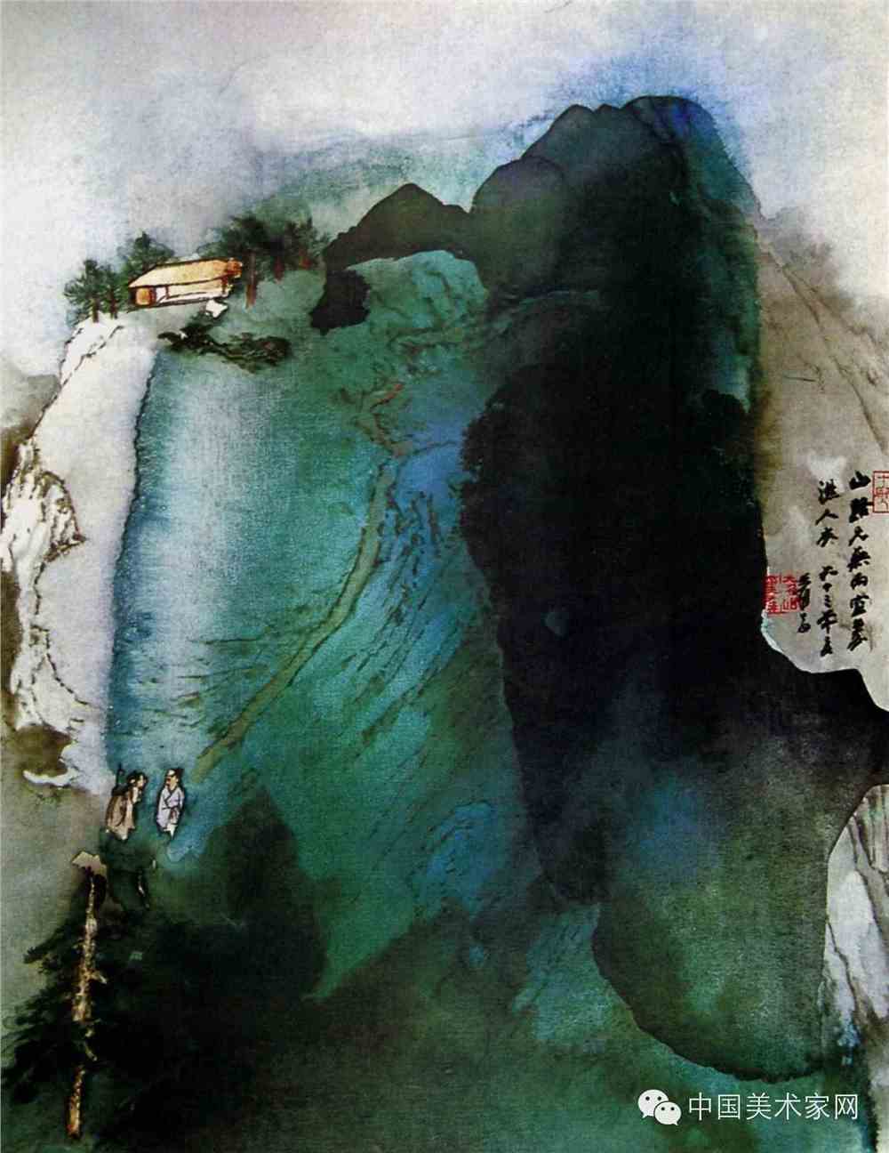 张大千作品欣赏上