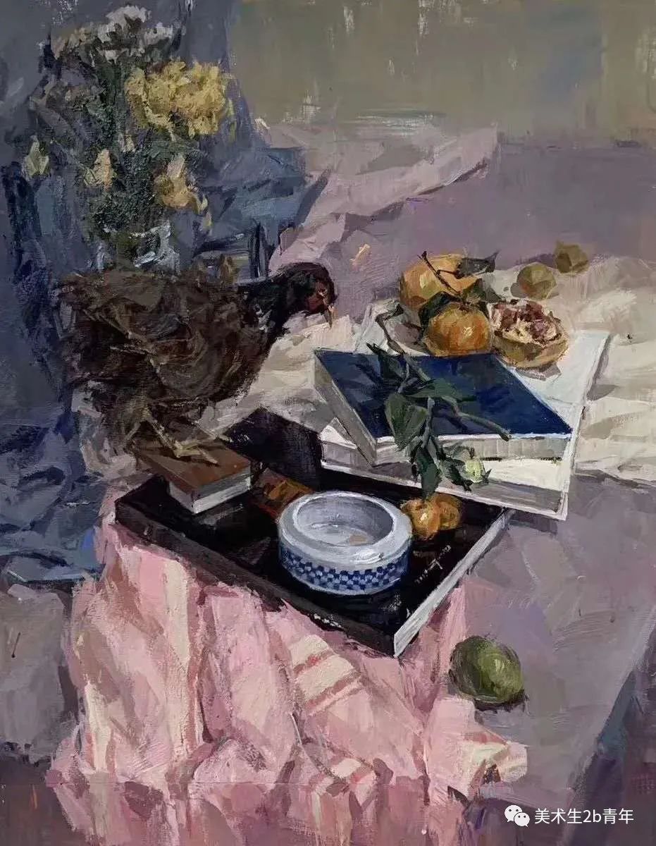 中国美术学院附中色彩作品