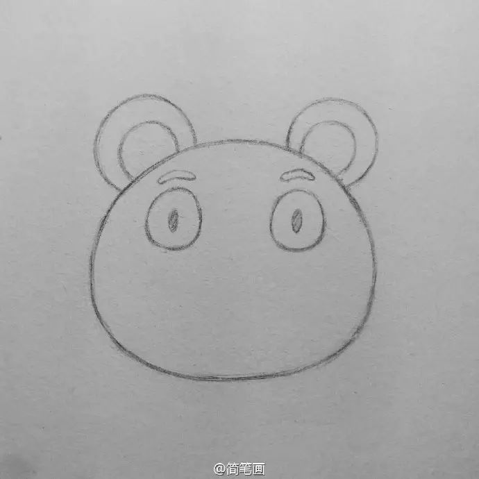 【简笔画教程】可爱的熊本熊_儿童简笔画_零二七艺考