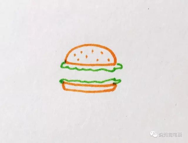 韵妈教你简笔画吃货必学