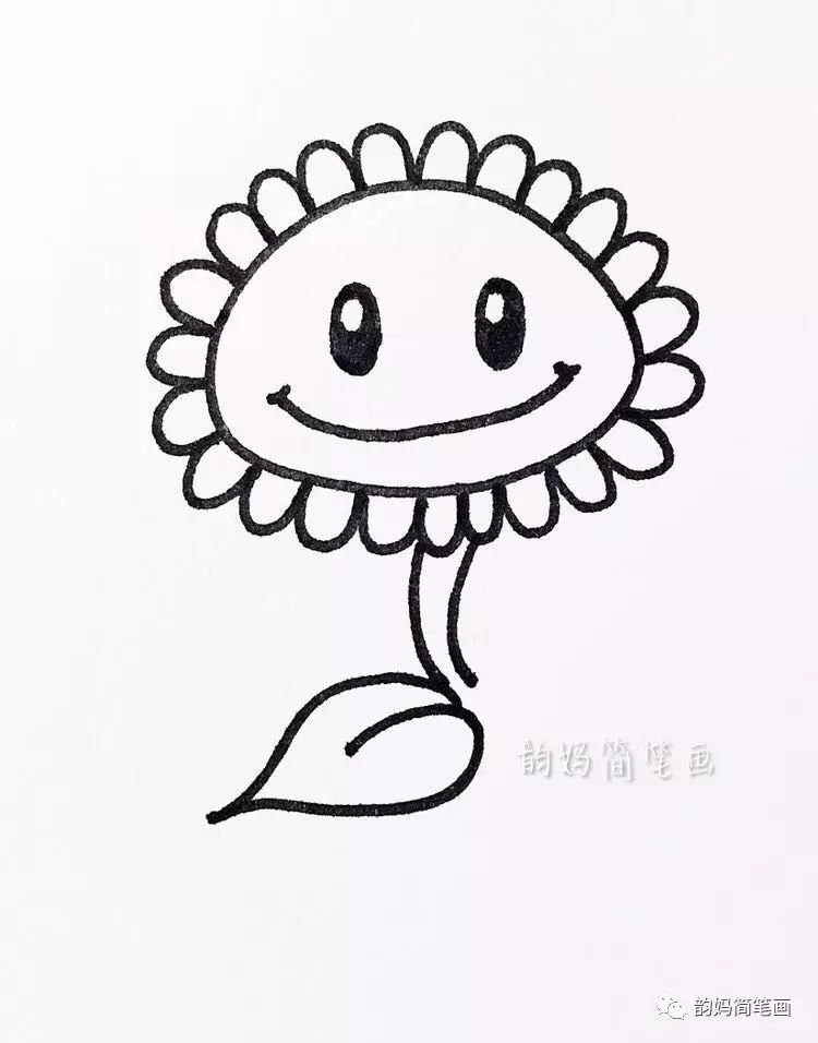 【韵妈教你简笔画】植物大战僵尸(完整版)