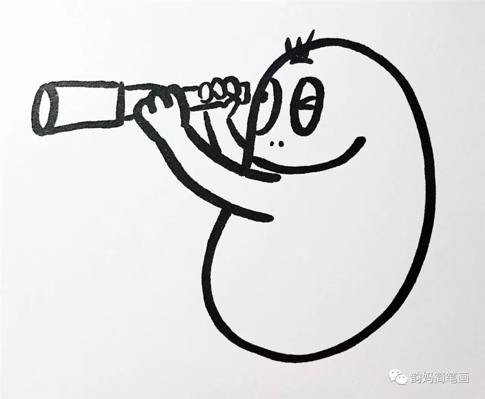 韵妈教你简笔画一起来画巴巴爸爸一家人2