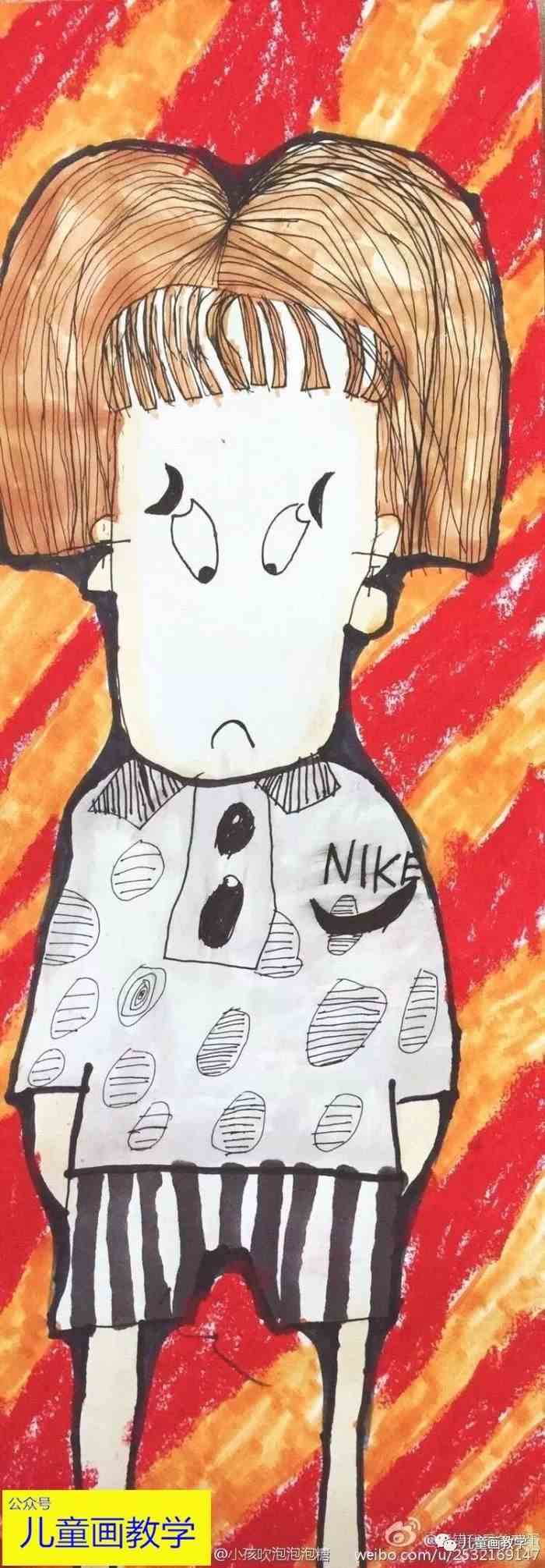 儿童画人物