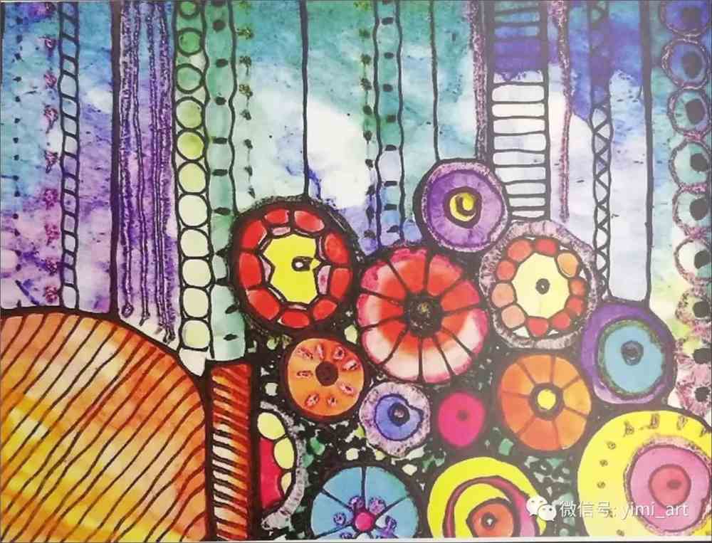 美术范画丨儿童水粉水彩画20幅(8)