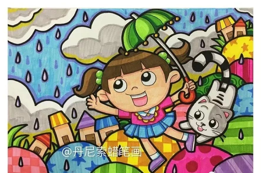 素材--丹尼索简笔画素材100张!赶紧保存!_儿童画教学