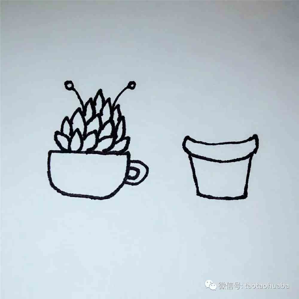 第四步 画出花瓣 注意遮挡关系