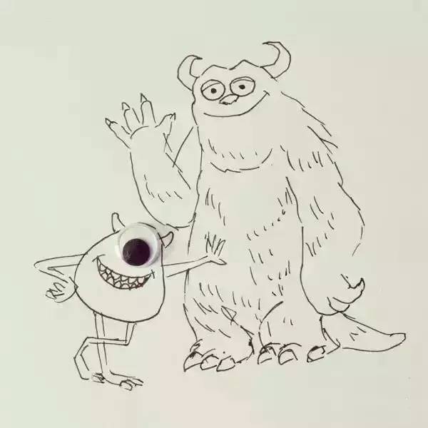 孩子都惊呆了,脑洞大开的简笔画!