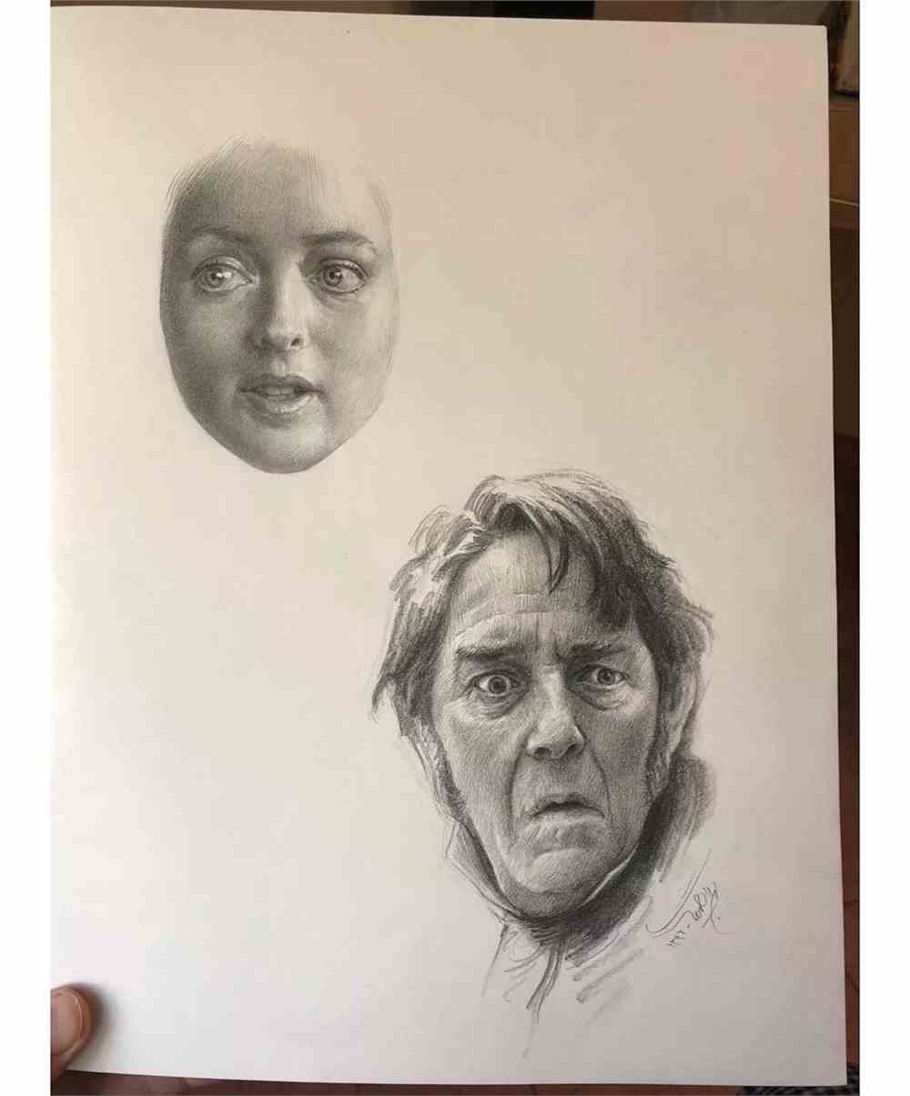 素描肖像小稿练手,画出百看不厌好作品