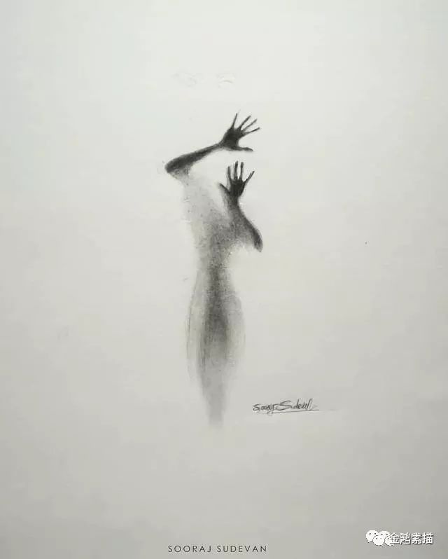 这是一组有故事的铅笔画意境很好让黑白素描更有味道分享