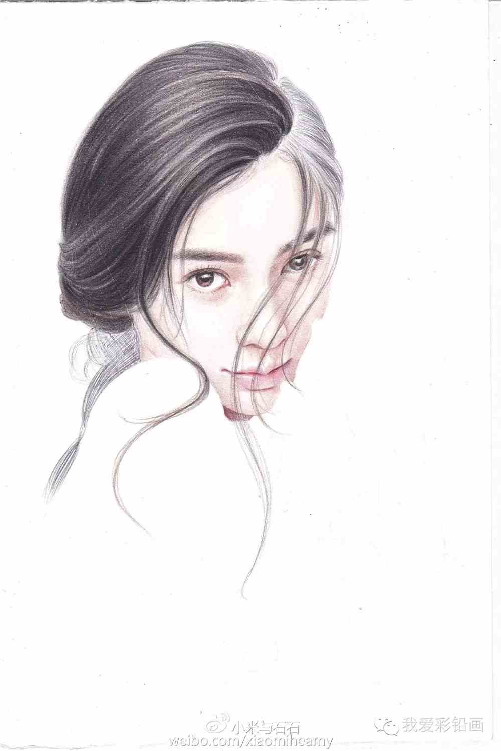彩铅教程彩铅女神angelababy