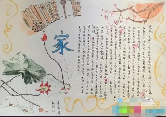 好家风,好家训,家风家训手抄报更新了