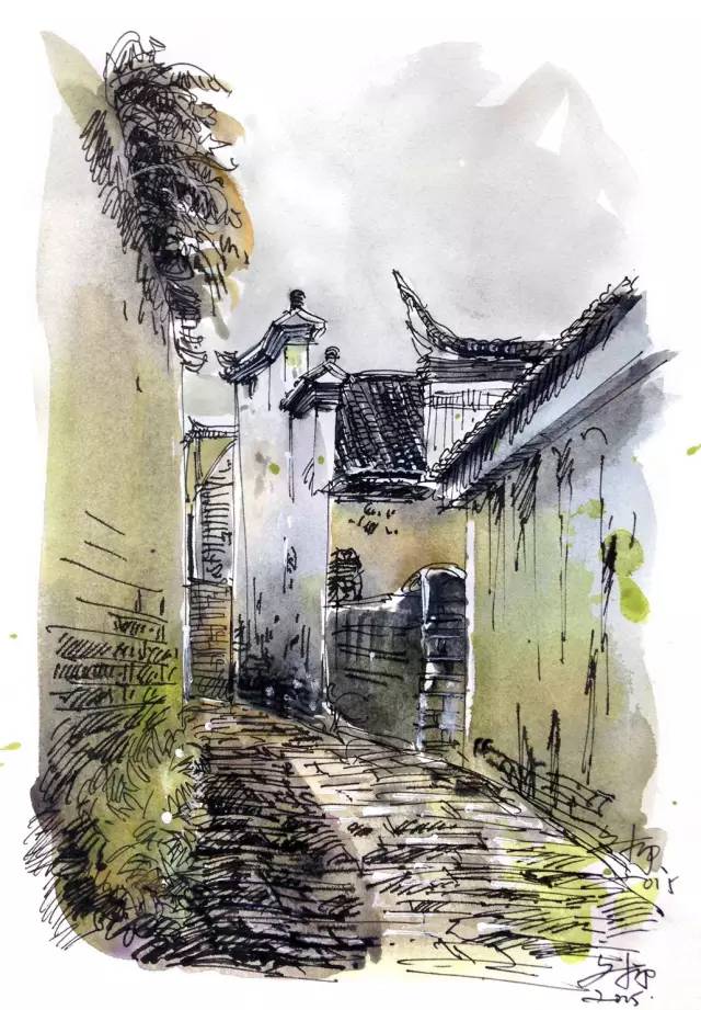 公开课在大理的我与爱绘画的你相约画水彩风景