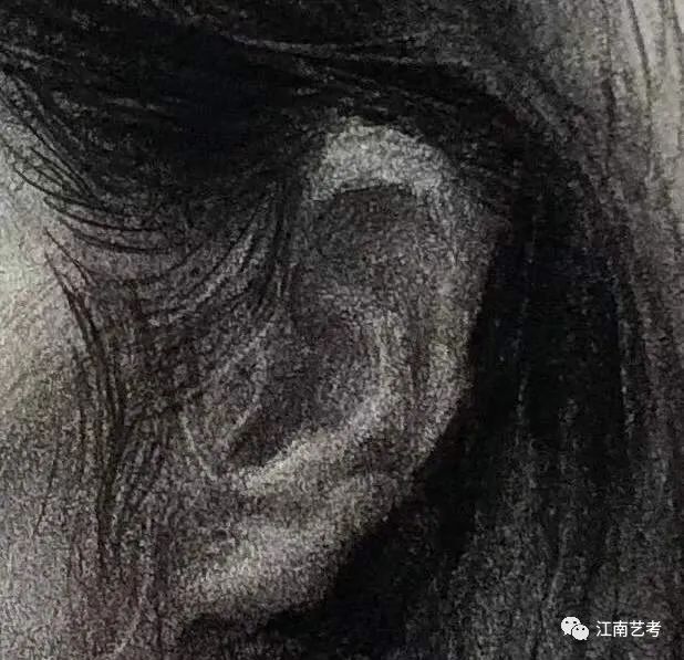 教你画中短发的利落干练女青年素描头像