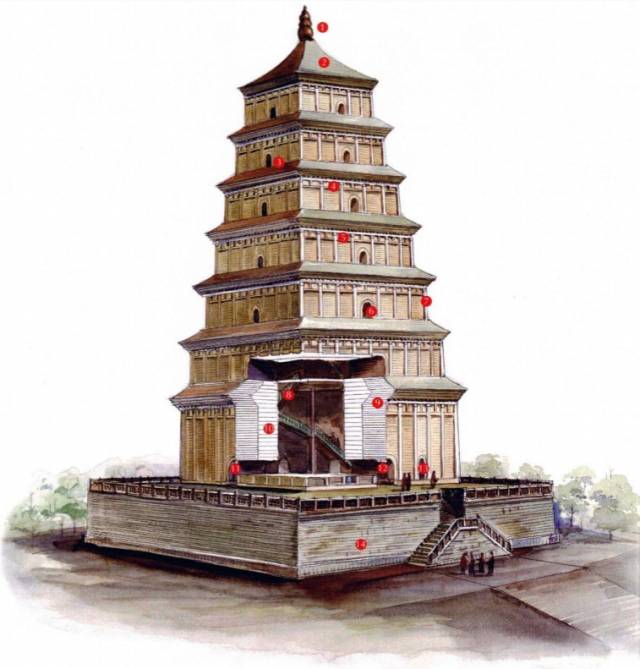 51个中国经典古建筑手绘精妙绝伦