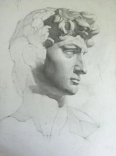 堪称教科书级别列宾美院石膏素描精选