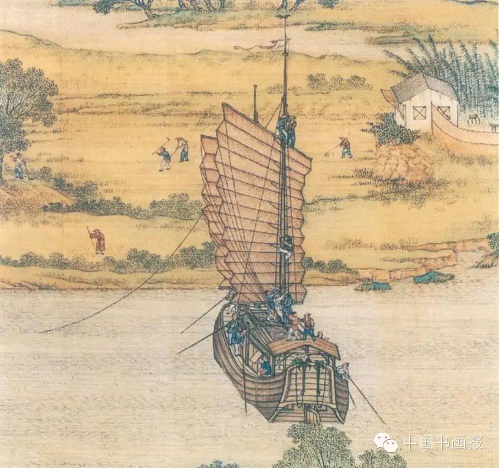 技法|山水画的点景技法·舟楫
