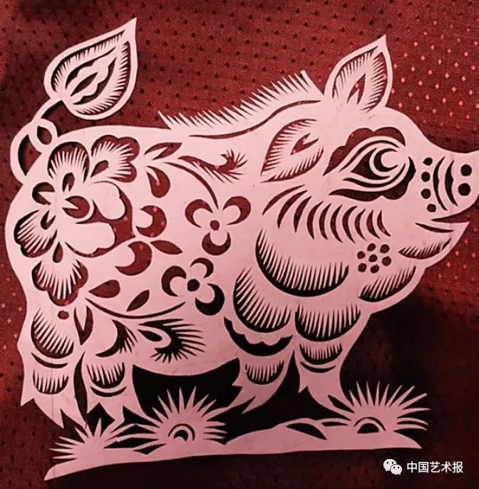 剪底猪花都是吉│年节剪纸中的猪文化