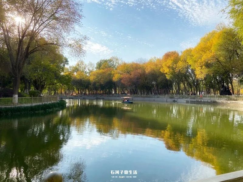 石河子人工湖,西公园大变样!错过等明年!