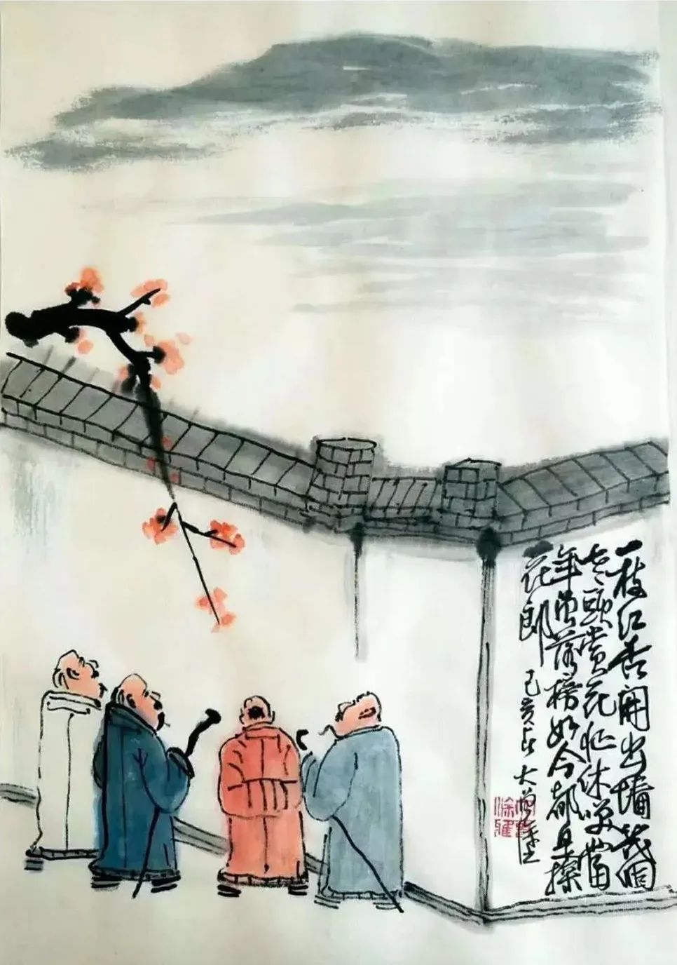 漫画打油诗里悟春天:生动有趣,逗人一乐,又充满哲理!