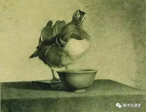 央美附中经典留校作品素描静物赏析篇