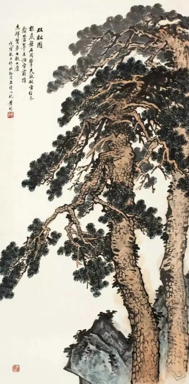 名家画松100幅收藏慢慢欣赏学习
