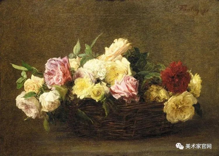花卉绘画大师拉图尔作品欣赏
