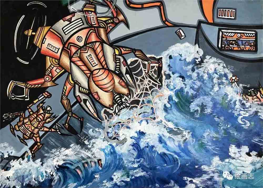 科幻画作品素材丨20幅救生艇儿童科学幻想画