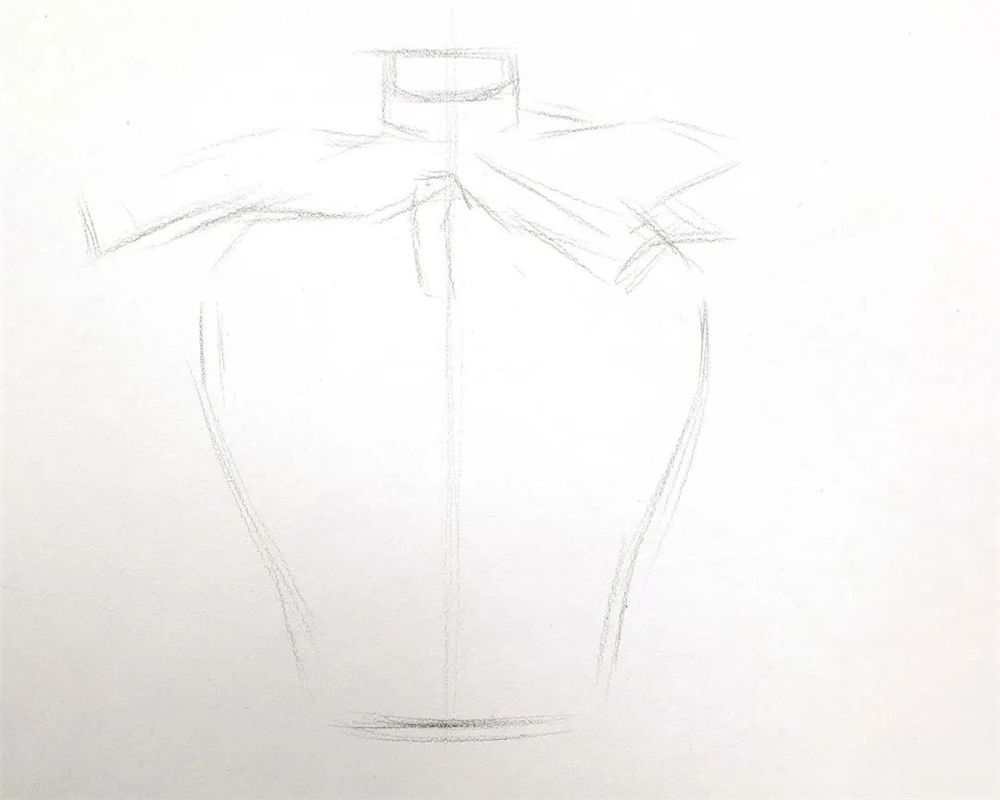 步骤示范照片完成图素描静物酒坛步骤示范解析
