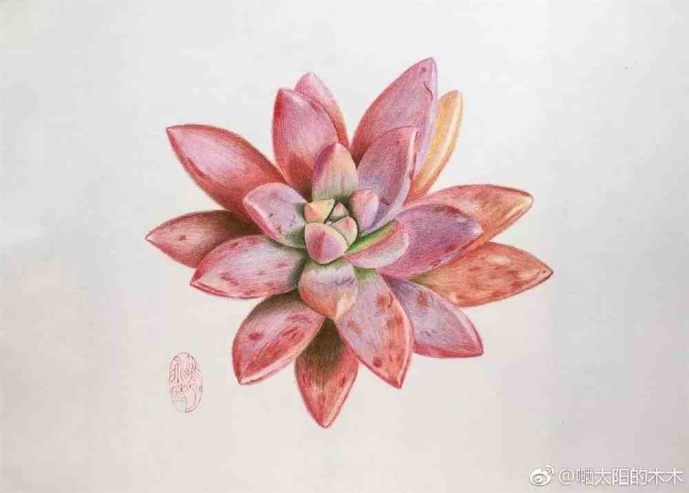 彩铅画入门教程 彩铅花卉欣赏及步骤教程