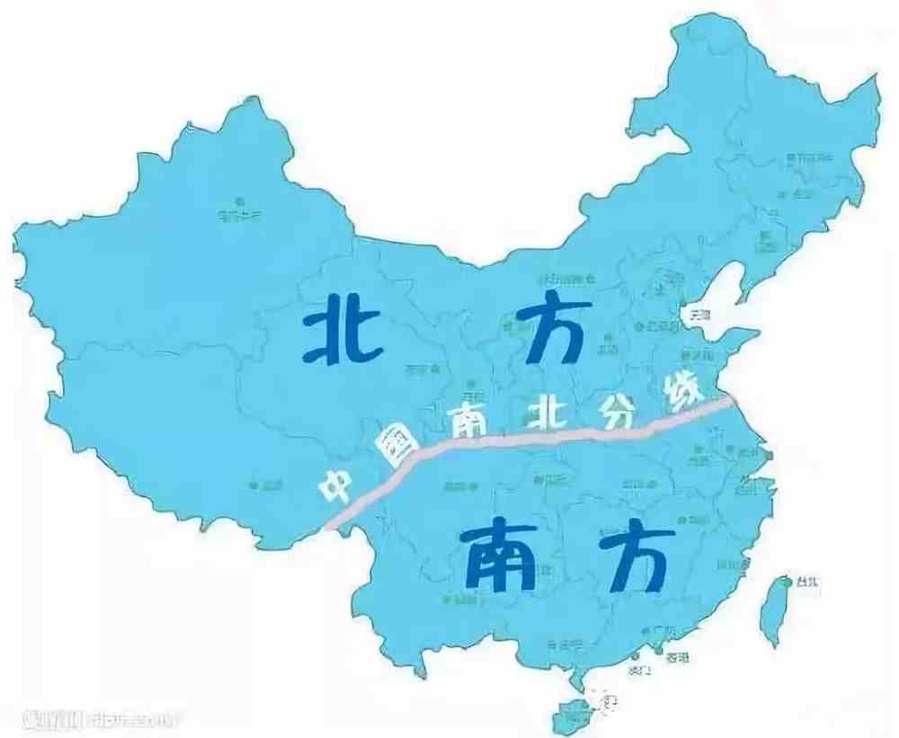 中国地理分界线图图片